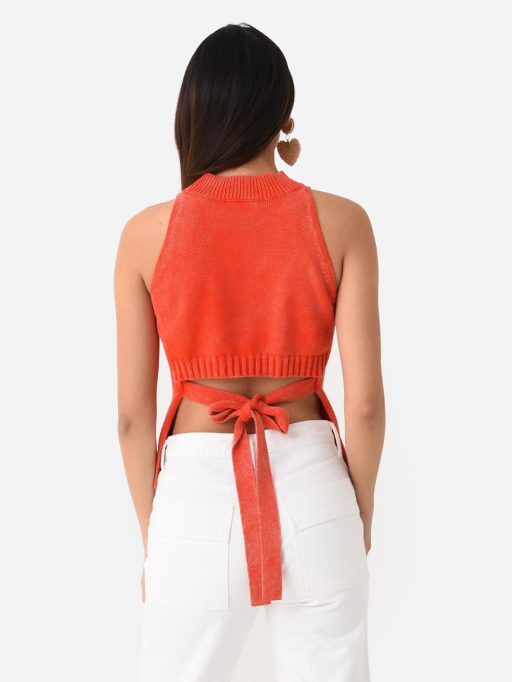 525 America Washed Tie Back Vest